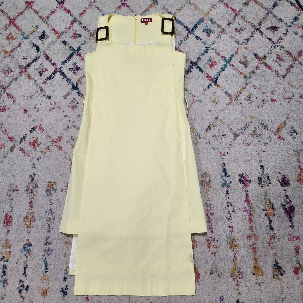 Staud Layer Dress with Square Accents